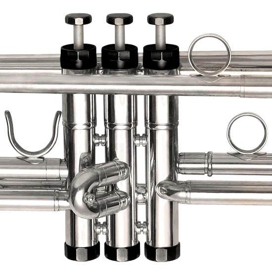 P. Mauriat Professional Trumpet PMT-72 - Silver Plate - Image 2