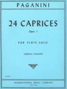 PAGANINI 24 CAPRICES OPUS 1 FOR FLUTE - 2748