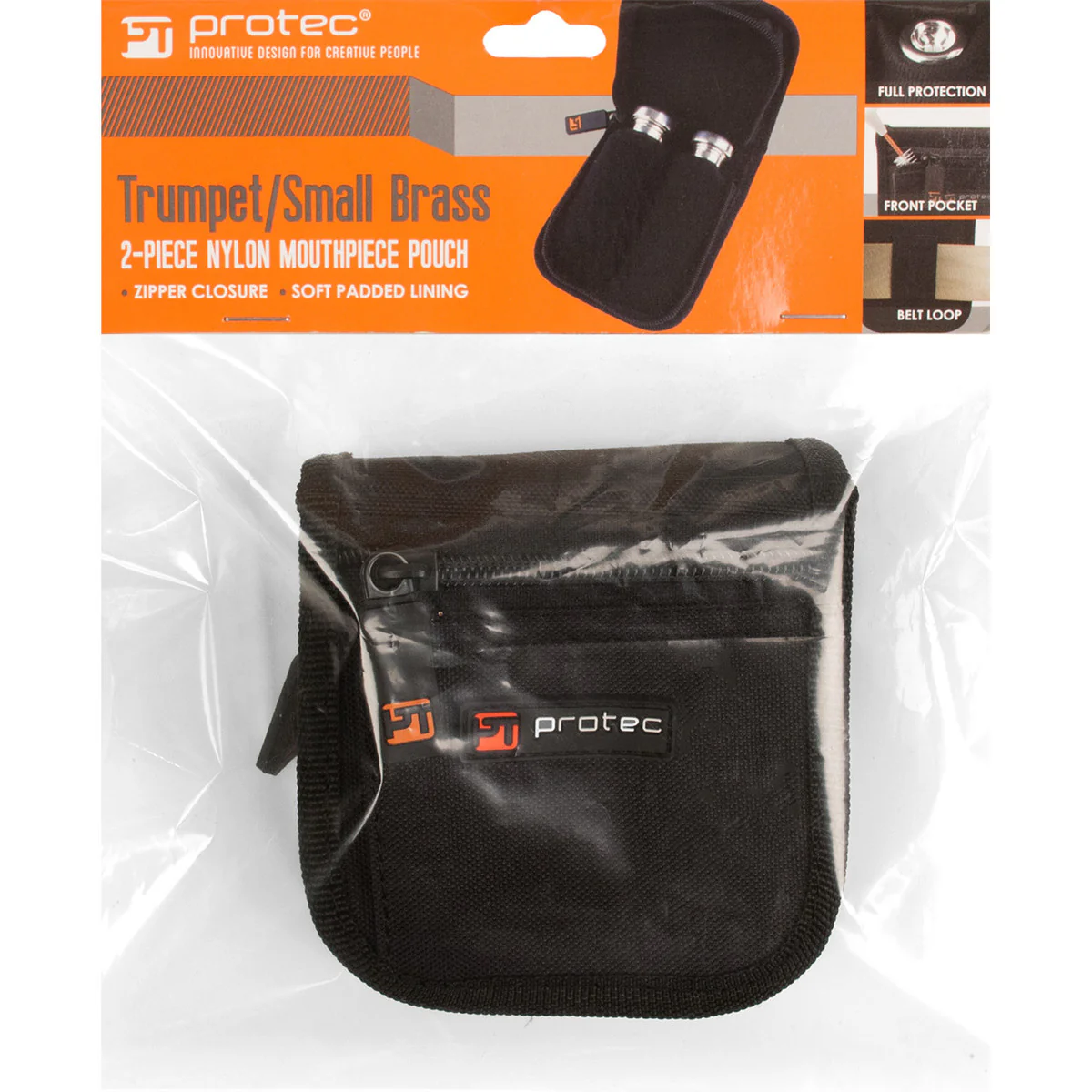 Protec Trumpet Mouthpiece Pouch - With Zipper Closure, 2-Piece A220ZIP - Image 5