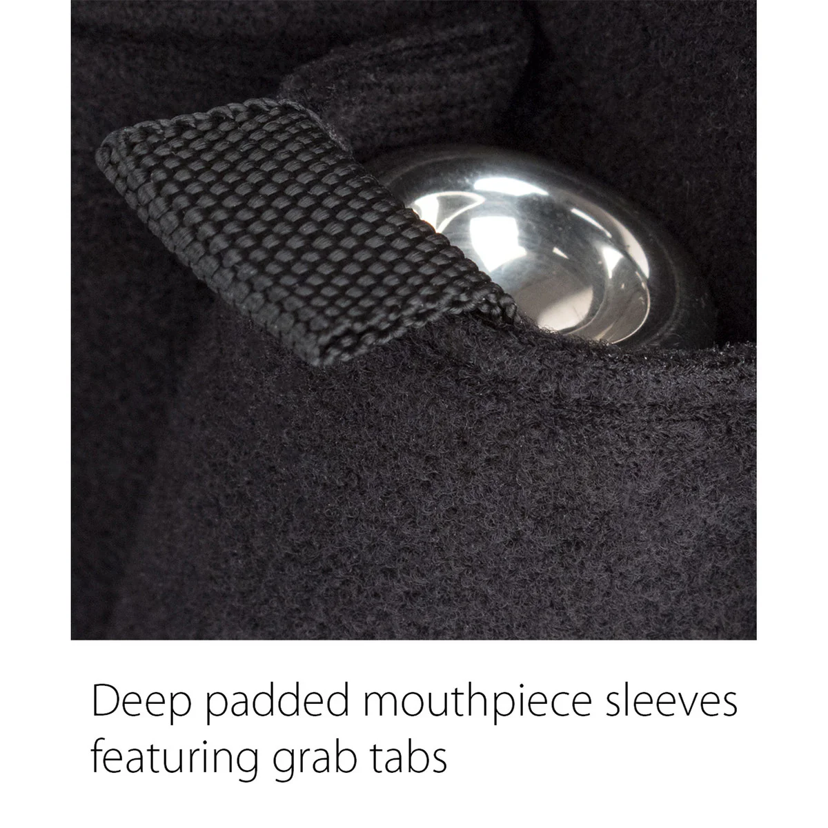 Pro Tec Trumpet Mouthpiece Pouch - Nylon With Zipper Closure, 3-Piece - A219ZIP - Image 7