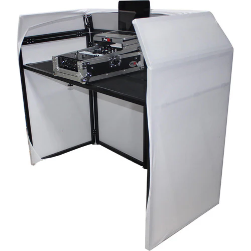 Pro X Foldable DJ Booth W/ Built-In Table - Image 2