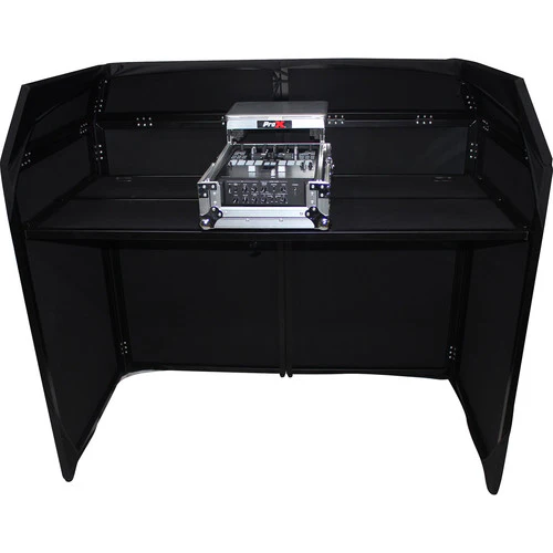 Pro X Foldable DJ Booth W/ Built-In Table - Image 5