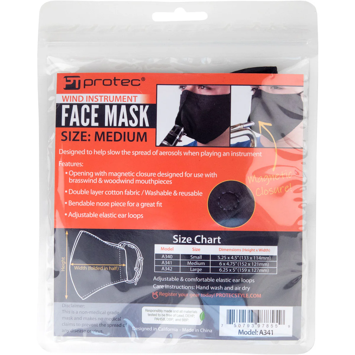 Protec Face Mask for Wind Instruments - Image 5