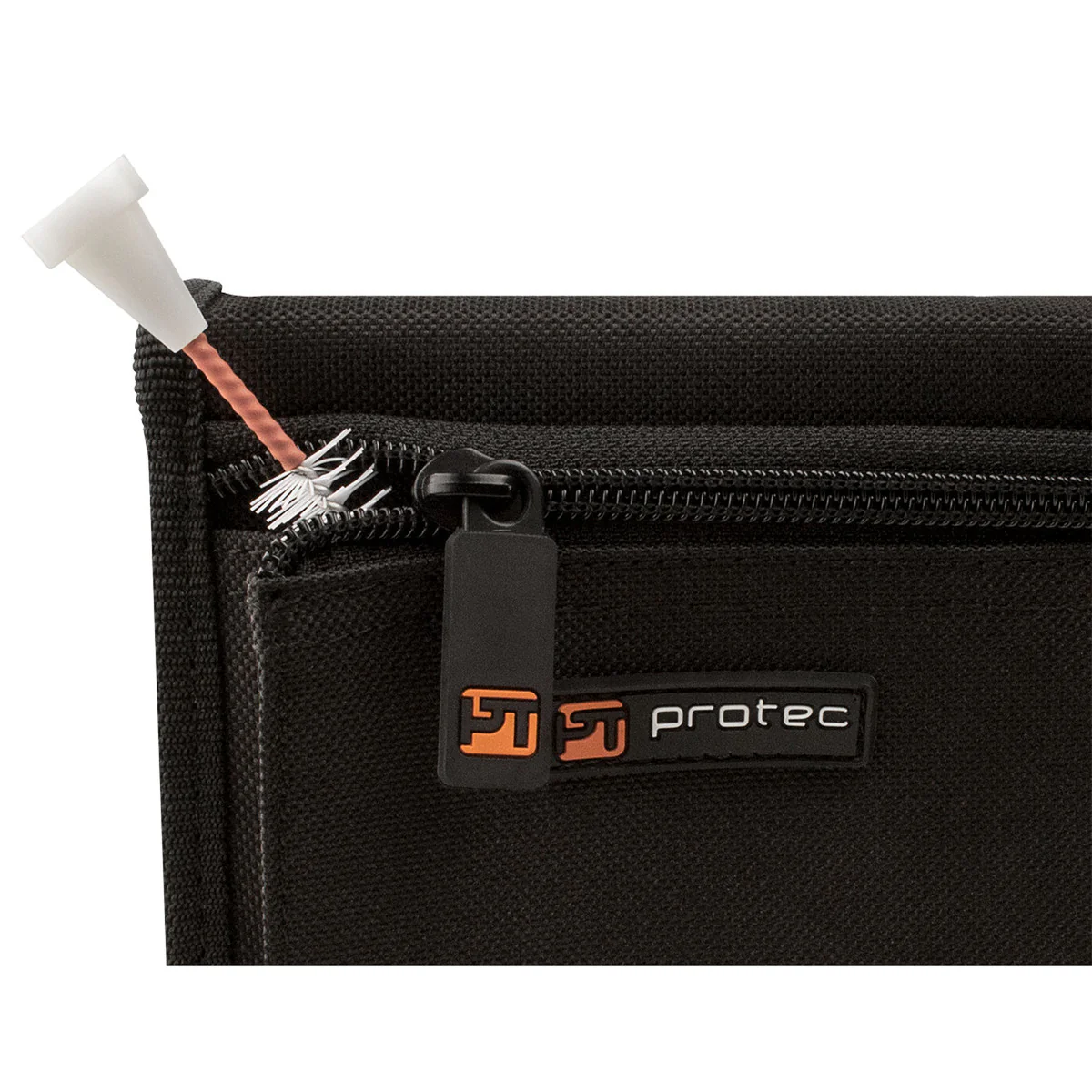 Pro-tec Trumpet Mouthpiece Pouch - Nylon With Zipper Closure, 4-Piece (Black) A221ZIP - Image 4
