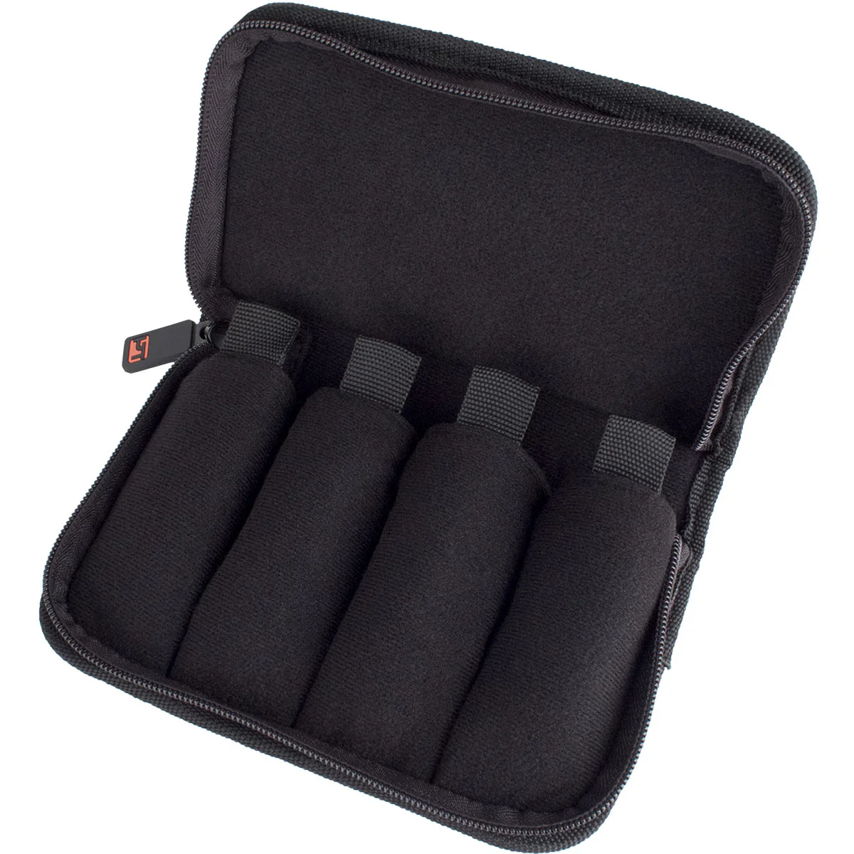 Pro-tec Trumpet Mouthpiece Pouch - Nylon With Zipper Closure, 4-Piece (Black) A221ZIP - Image 8