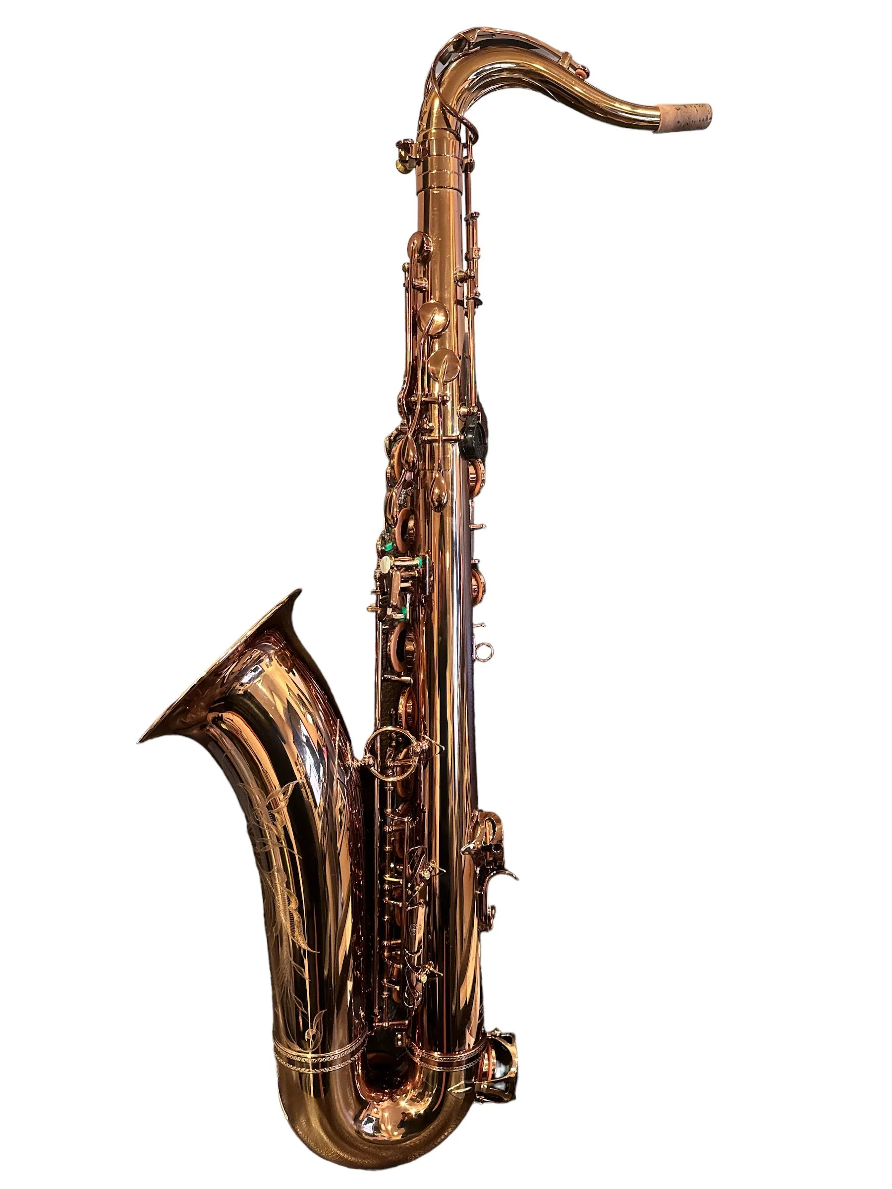 Retro Revival "Tru-Six" Vintage Paris Styled Tenor Saxophone Cognac Finish - Image 2