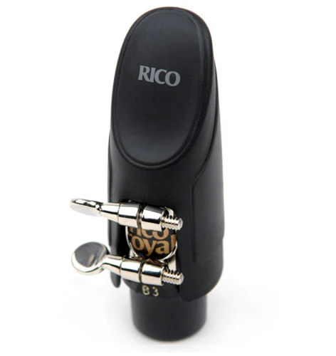 Rico Alto Sax Nickel Plated Ligature with Cap - RAS1N - Image 2