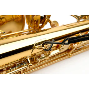 Rico Black Fabric Sax Strap with Metal Hook for Tenor/Baritone Saxophone - Image 3