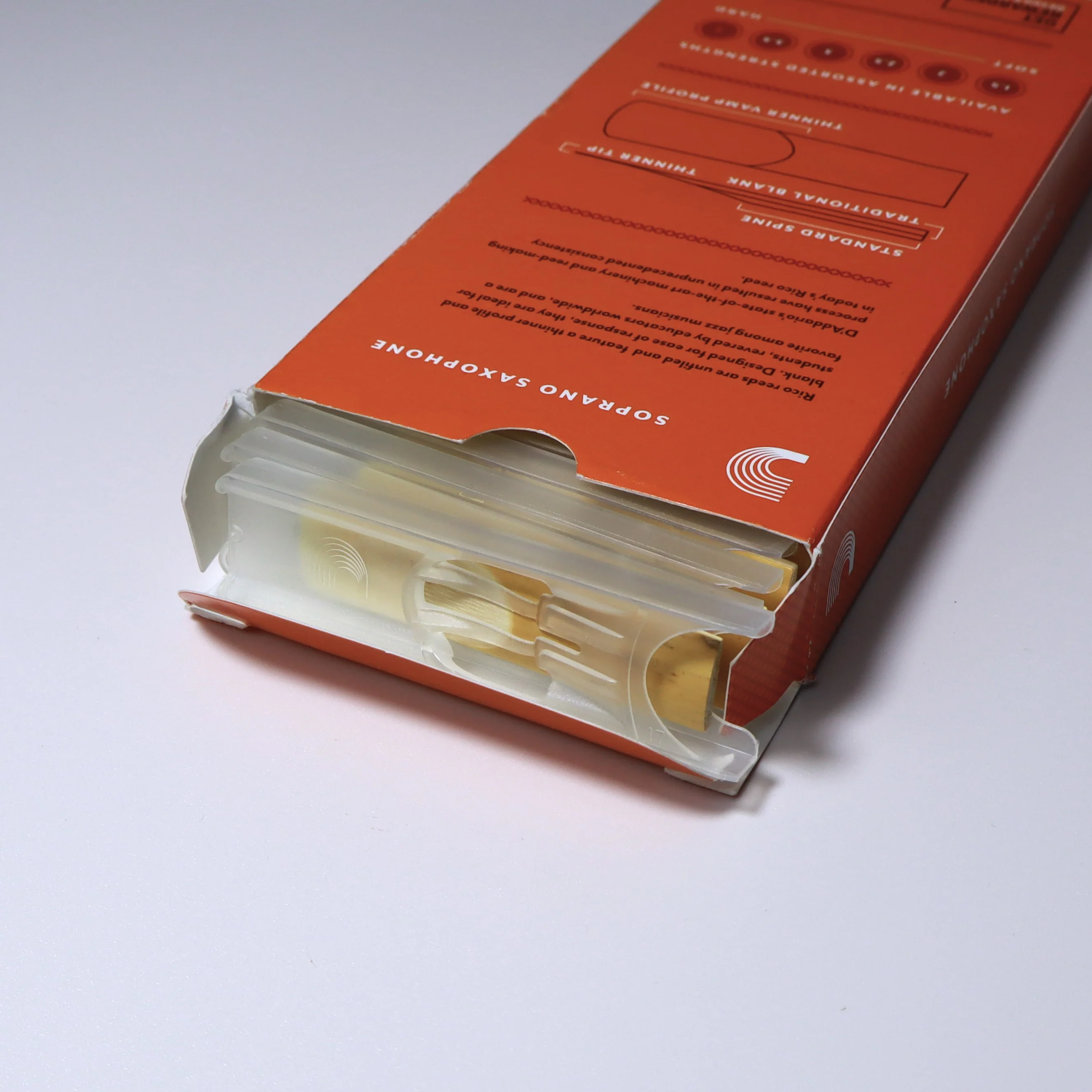 Rico by D'addario Soprano Sax Reeds Unfiled, 25 Per Box, Strength 1.5 B-STOCK - Image 3
