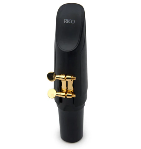 Rico Gold Plated Baritone Saxophone H-Ligature & Cap for Selmer-Style Mouthpieces - HBS2G - Image 3