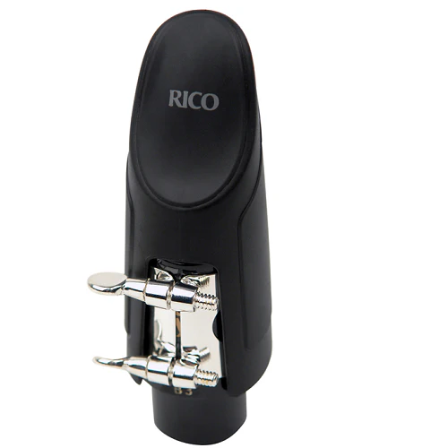 Rico Silver Plated Alto Sax H-Ligature with Plastic Cap - HAS1S - Image 3