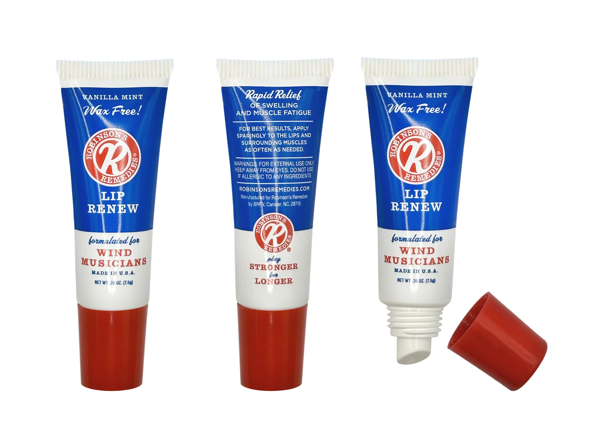 Robinson's Remedies Lip Renew Cream, 7.5ml Squeeze Tube