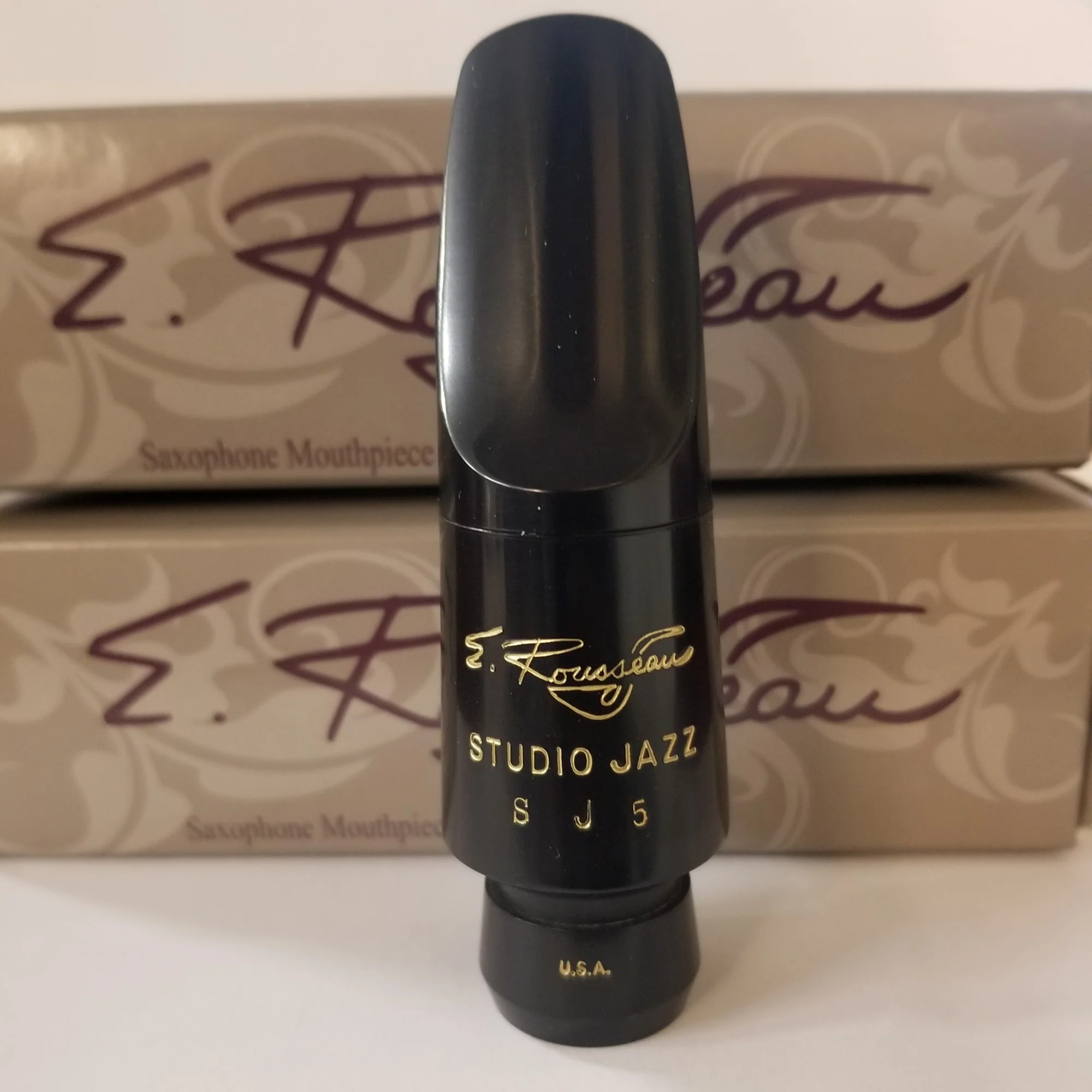 Original E. Rousseau Studio Jazz Tenor Sax Hard Rubber Mouthpiece DISCONTINUED - Image 5
