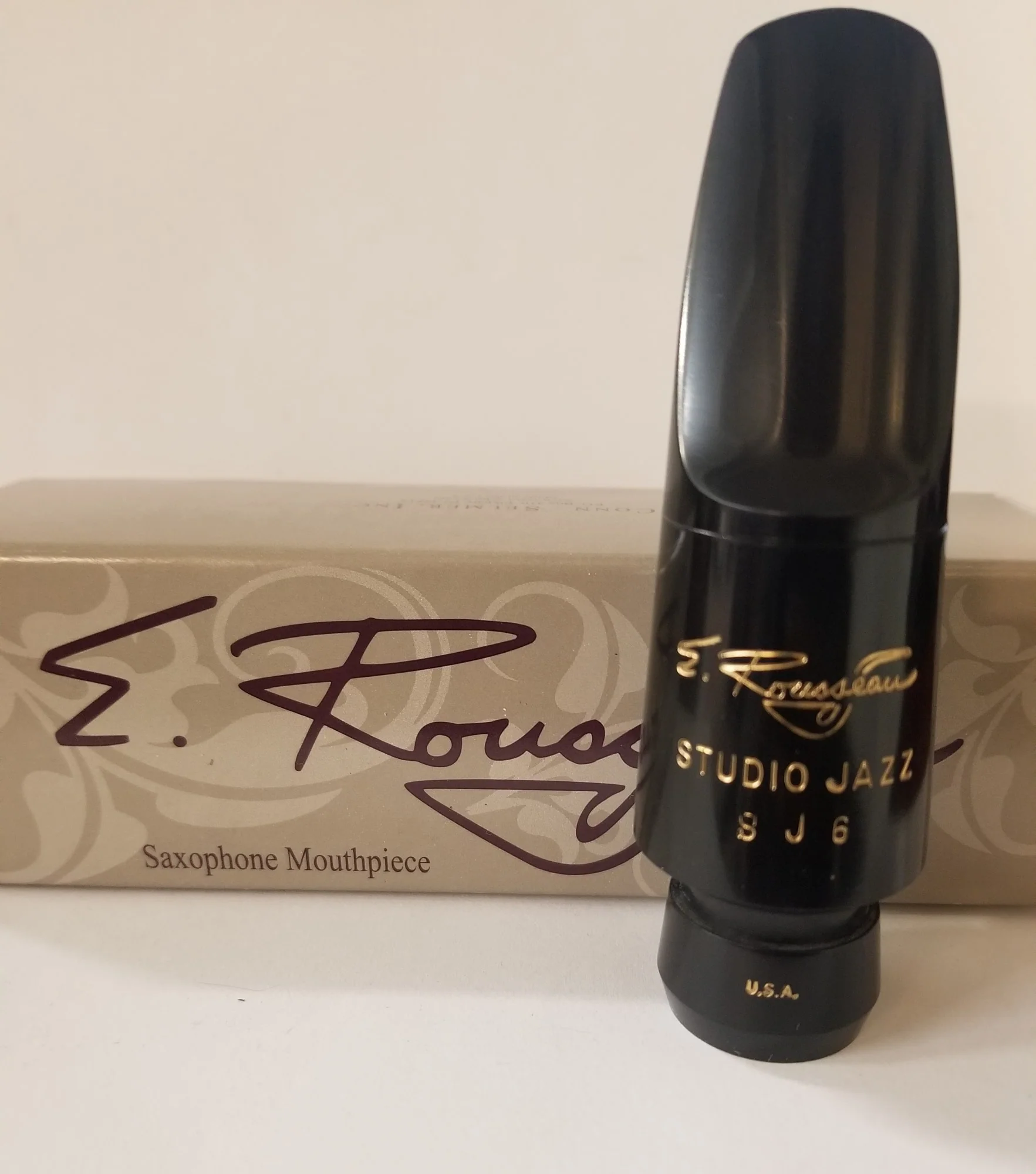 Original E. Rousseau Studio Jazz Tenor Sax Hard Rubber Mouthpiece DISCONTINUED - Image 6