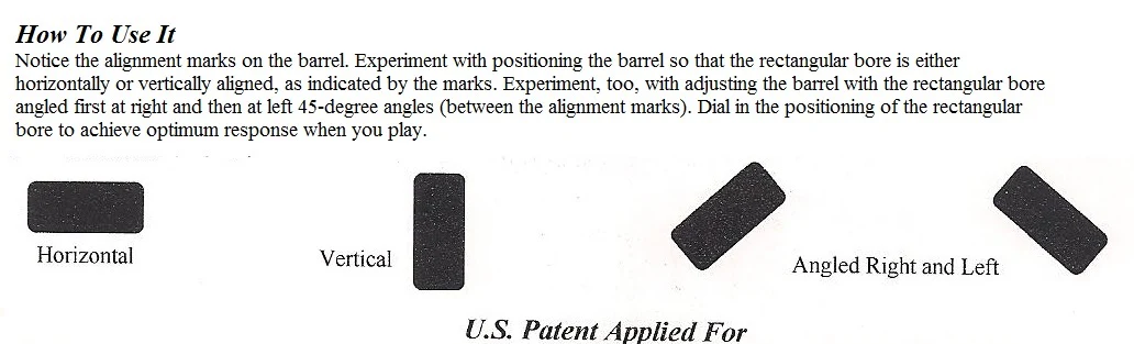 Rovner Rectangular Bore Clarinet Barrel - Image 2