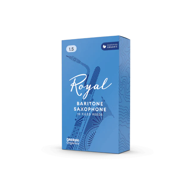 Royal by D'Addario Baritone Saxophone Reeds Filed - 10 Per Box