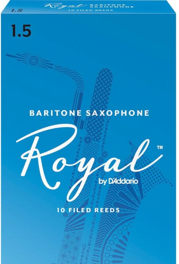 Royal by D'Addario Baritone Saxophone Reeds Filed - 10 Per Box - Image 3