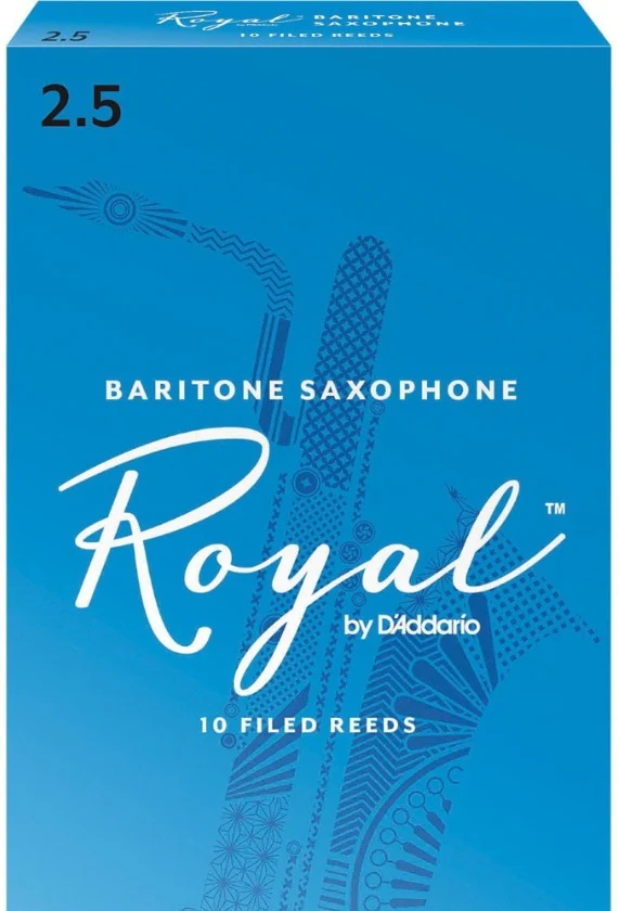 Royal by D'Addario Baritone Saxophone Reeds Filed - 10 Per Box - Image 4
