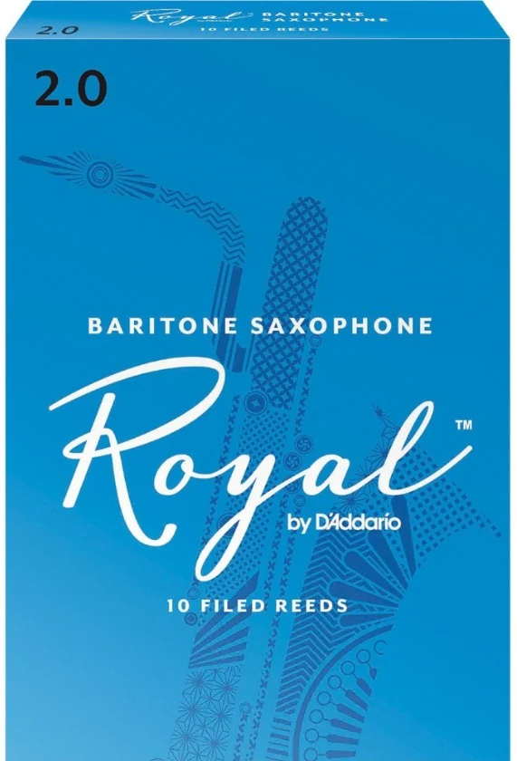 Royal by D'Addario Baritone Saxophone Reeds Filed - 10 Per Box - Image 5