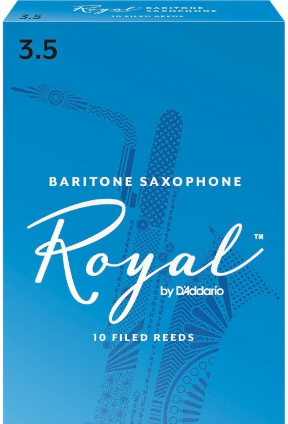 Royal by D'Addario Baritone Saxophone Reeds Filed - 10 Per Box - Image 6