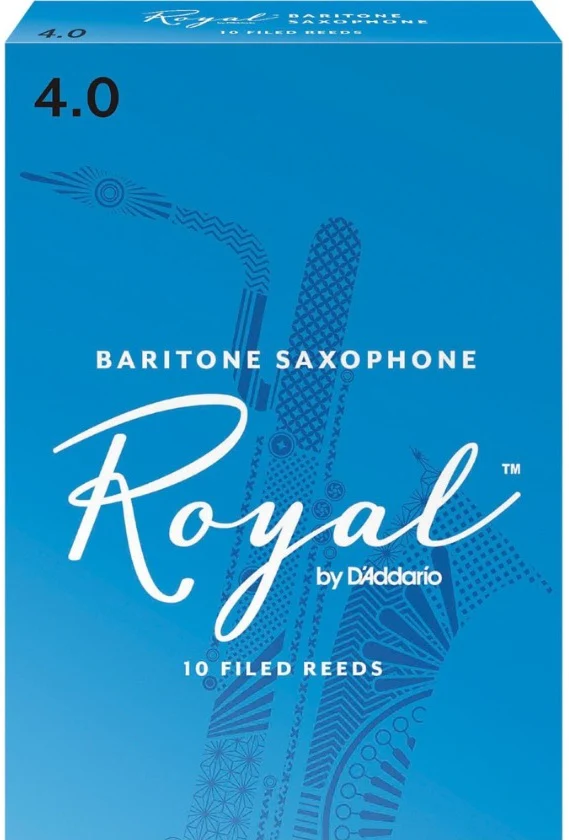 Royal by D'Addario Baritone Saxophone Reeds Filed - 10 Per Box - Image 8