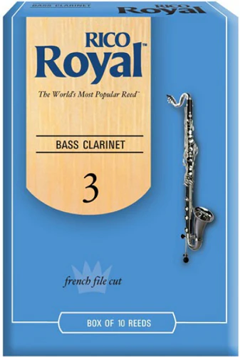Royal by D'Addario Bass Clarinet Reeds Filed -10 Per Box - Image 3