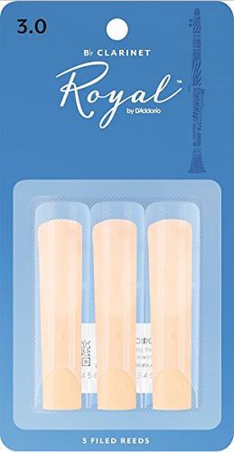 Royal by D'Addario Bb Clarinet Reeds - 3 Pack - Image 2