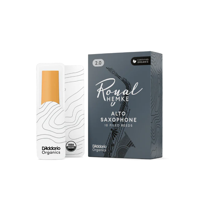 Royal Hemke Organic Alto Saxophone Reeds Strength 2.0 10-Pack