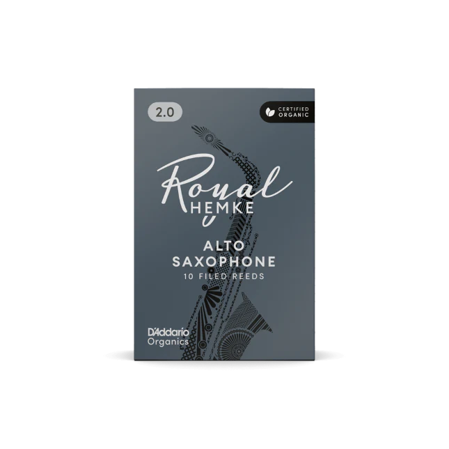 Royal Hemke Organic Alto Saxophone Reeds Strength 2.0 10-Pack - Image 2