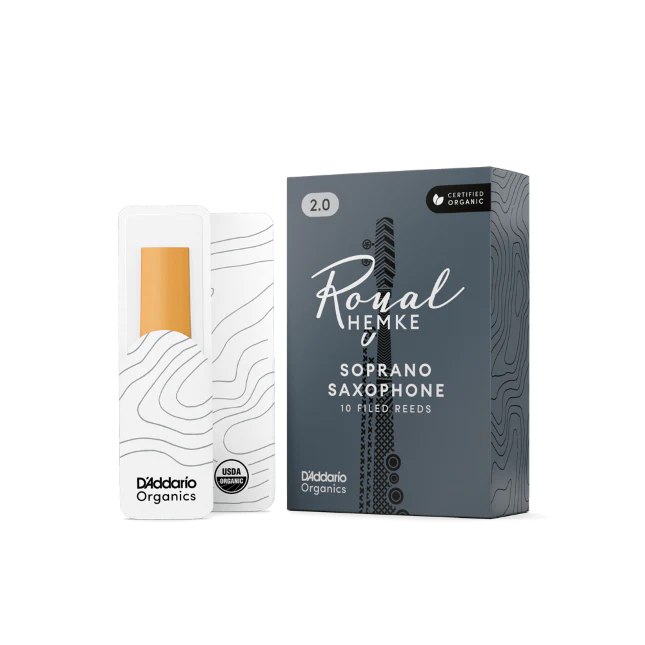 Royal Hemke Organic Soprano Saxophone Reeds Strength 2.5 10-Pack