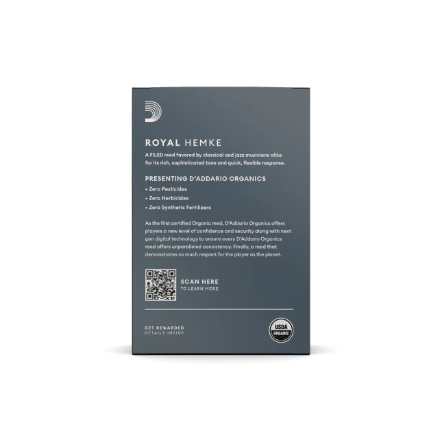 Royal Hemke Organic Soprano Saxophone Reeds Strength 2.5 10-Pack - Image 3