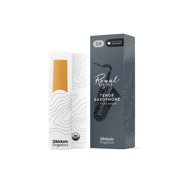 Royal Hemke Organic Tenor Saxophone Reeds Strength 2.0 5-Pack