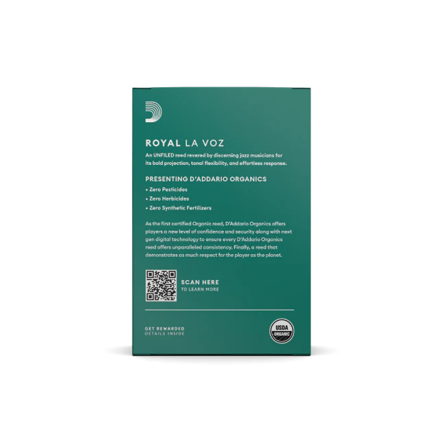Royal La Voz Organic Alto Saxophone Reeds Medium 10-Pack - Image 3