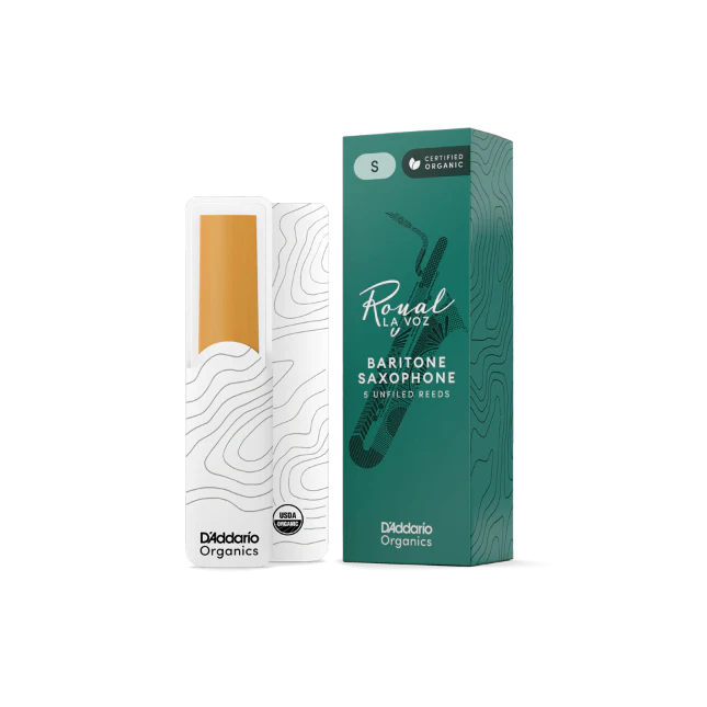 Royal La Voz Organic Baritone Saxophone Reeds Medium 5-Pack