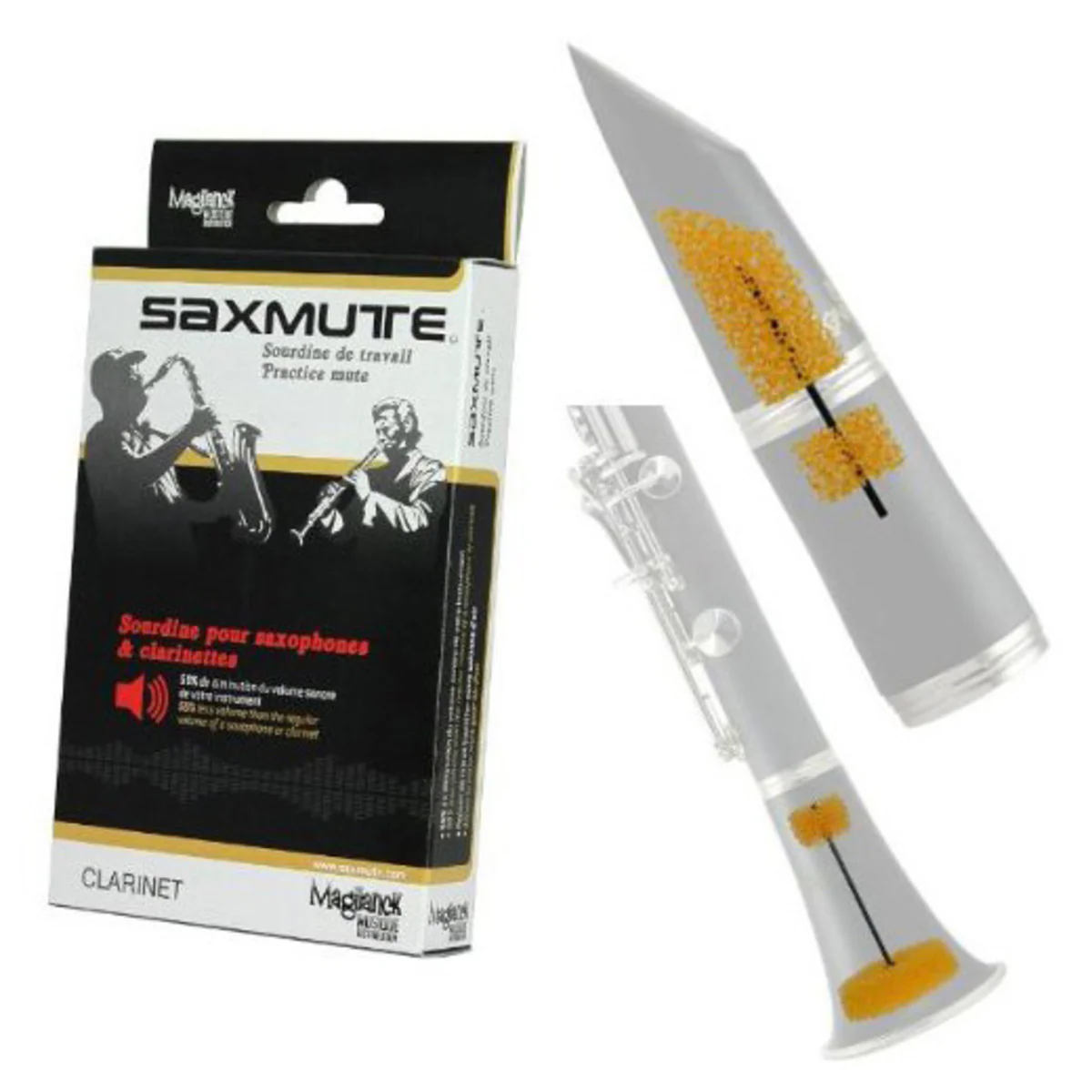 SAXMUTE Clarinet and Saxophone Mute - Image 2