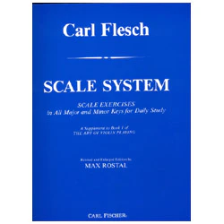Scale System : Scale Exercises in All Major and Minor Keys for Daily Study for Violin - O5188