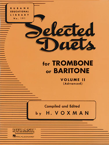 SELECTED DUETS FOR TROMBONE OR BARITONE VOLUME 1 & VOLUME 2 - Image 2