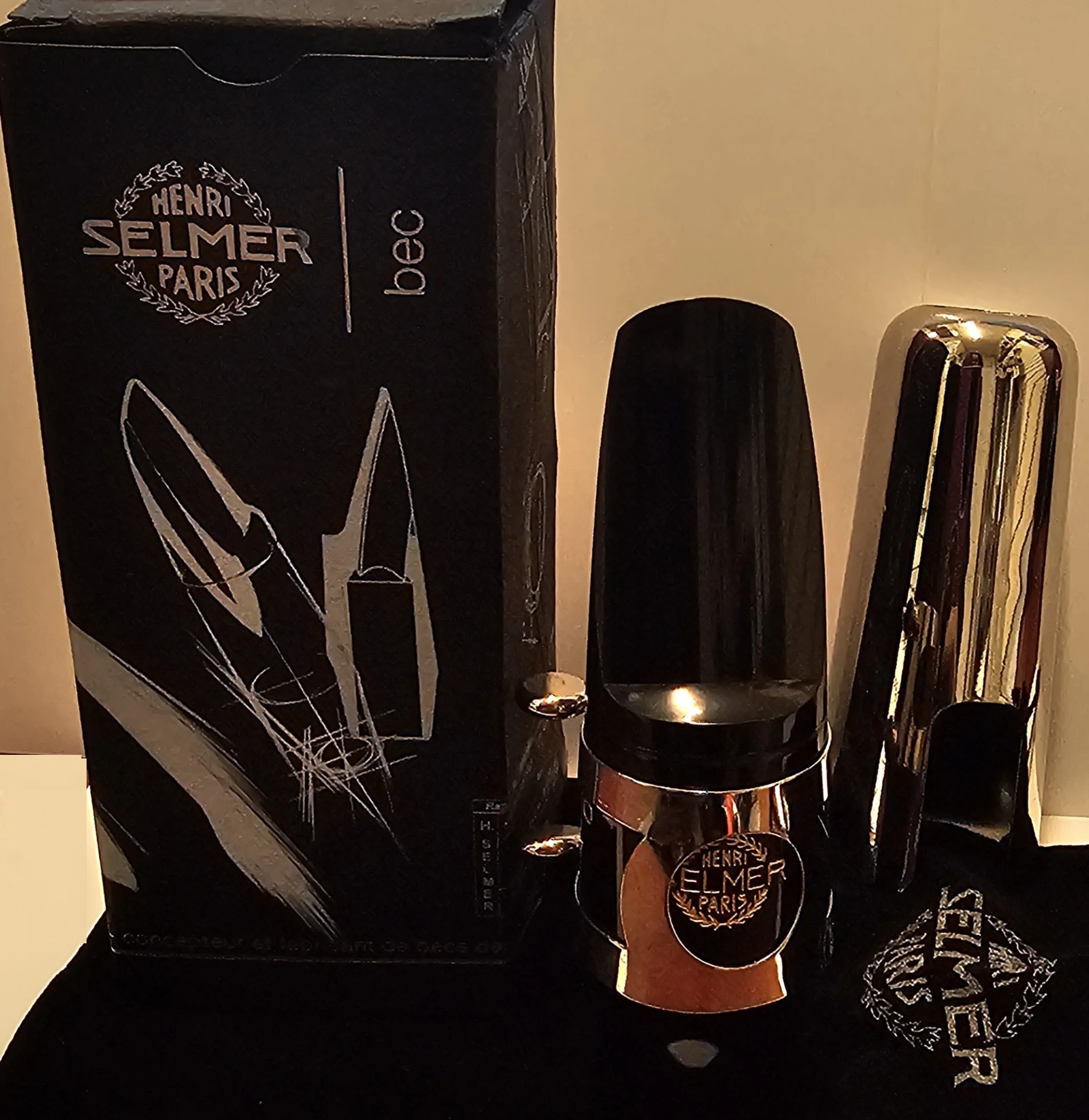 Selmer S-80 C* Alto Sax Mouthpiece Kit with Standard Ligature and Metal Cap - Image 4