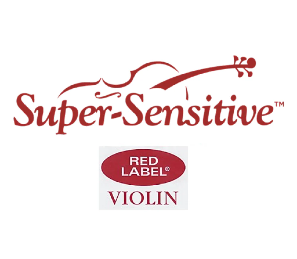 Super Sensitive Red Label Violin D 4/4 Medium Gauge String - SS2137