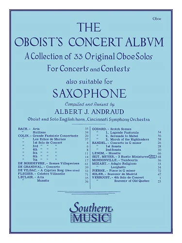 The Oboist's Concert Album by Albert Andraud - Complete (Piano + Oboe)