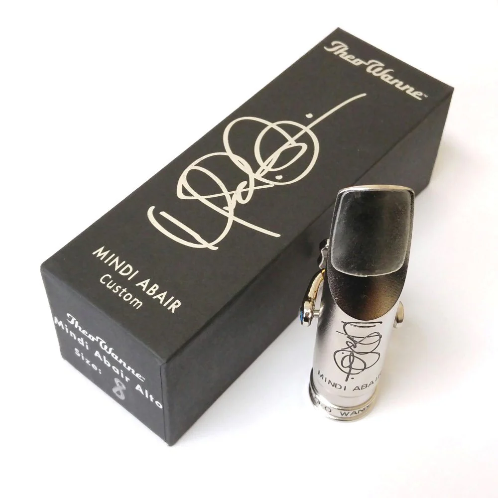 Theo Wanne MINDI ABAIR 2 Signature Alto Sax Rhodium Plated Mouthpiece - Image 3