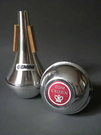 Tom Crown Trumpet Mute Gemini -All Aluminum Straight Mute