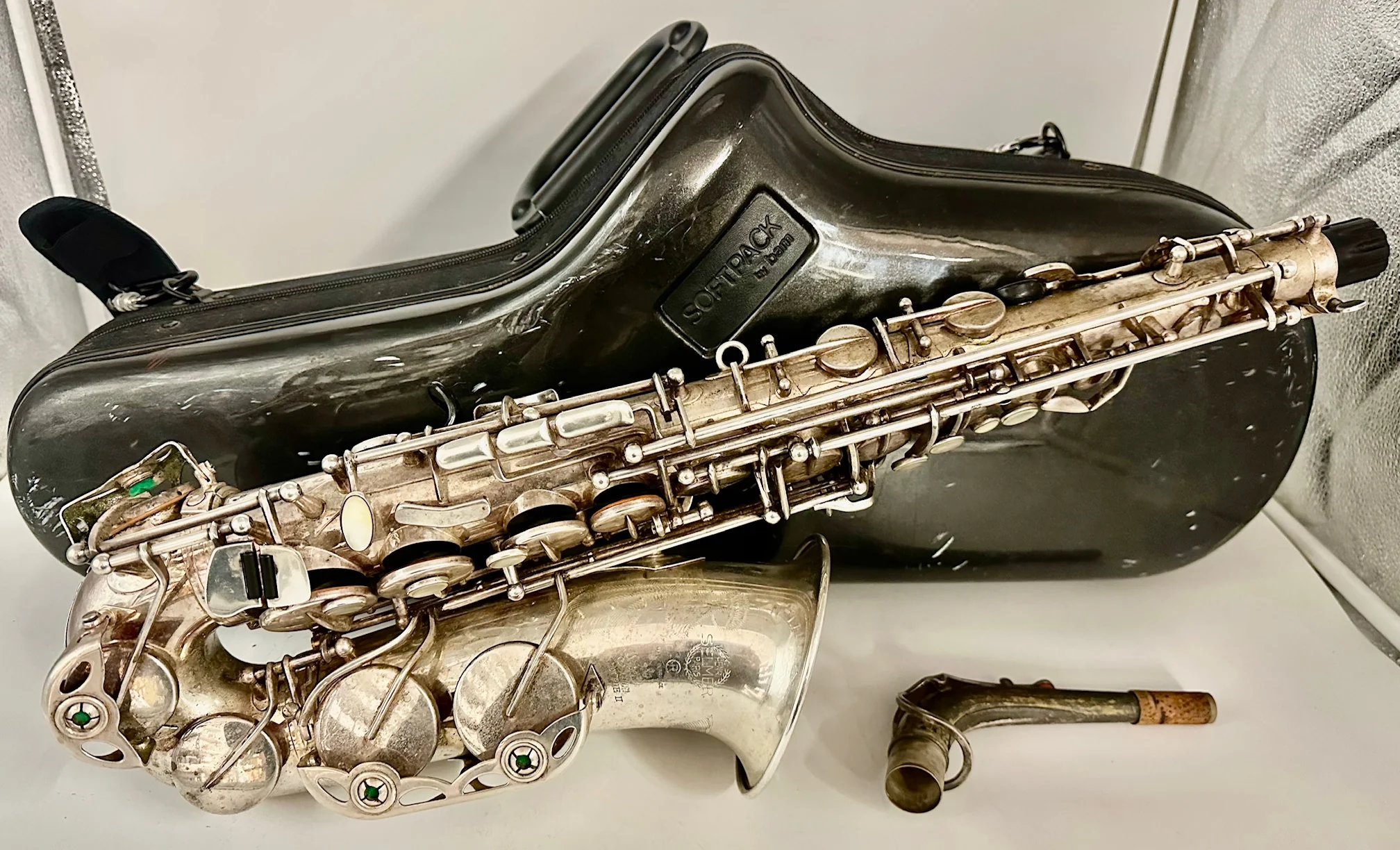 Used Selmer Paris Series II Alto Saxophone with Silver Plated Finish - Image 4