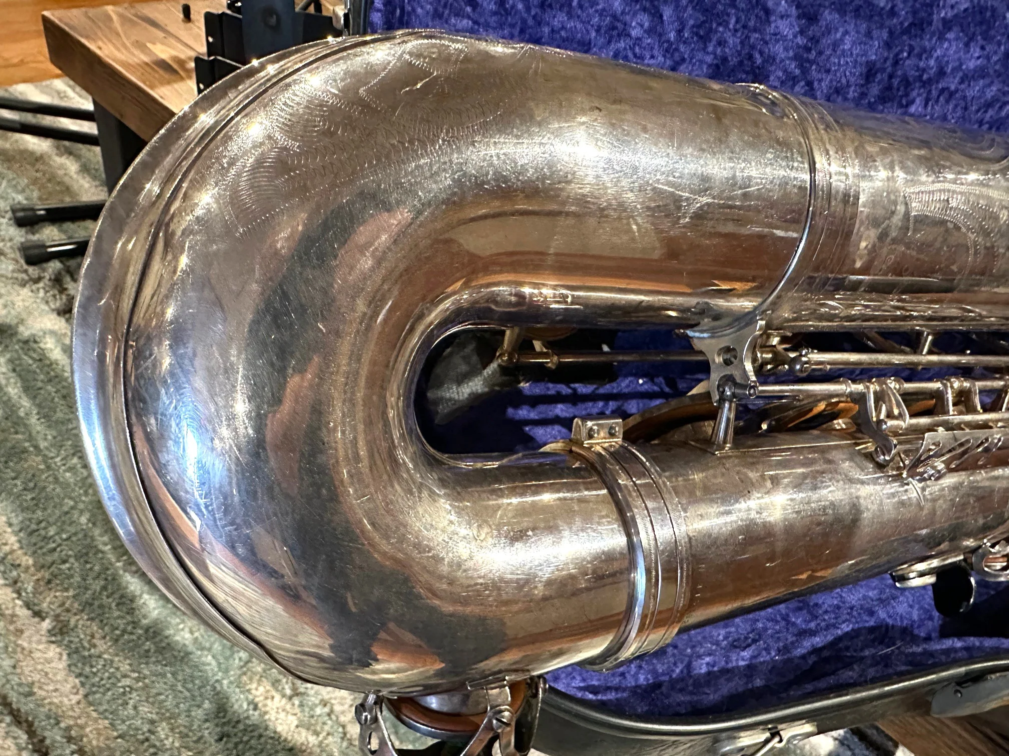 Used Selmer Super Action Series II Baritone Sax - Image 4