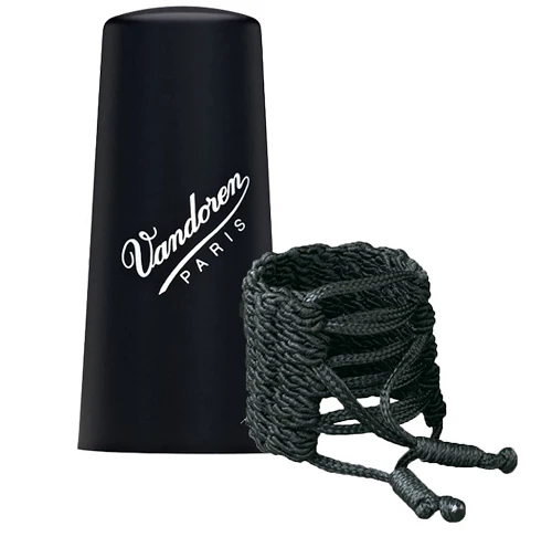Vandoren Klassik German Bb Clarinet Woven Ligature & Plastic Cap - LC35P - Image 2