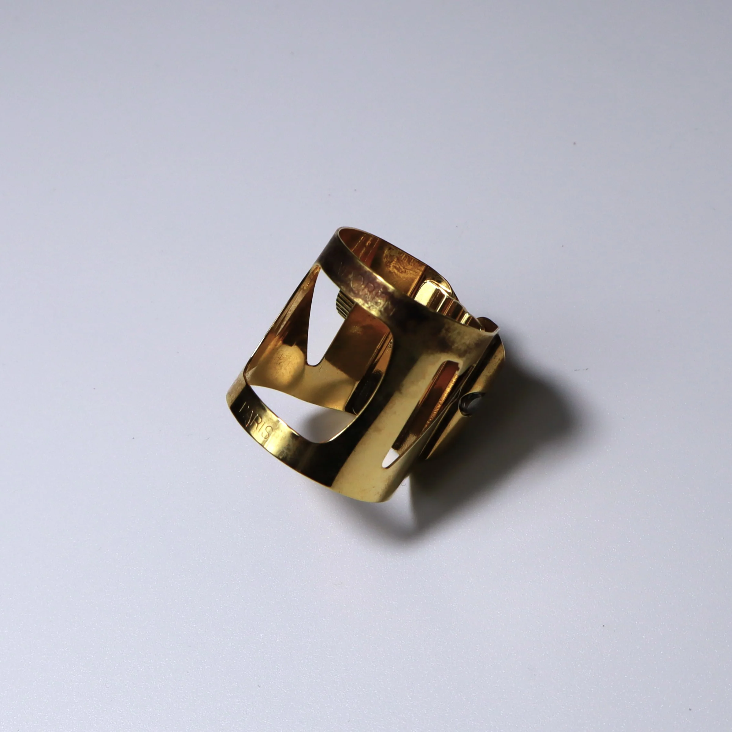 Vandoren Optimum Alto Sax Gold Plated Ligature B-STOCK - Image 2
