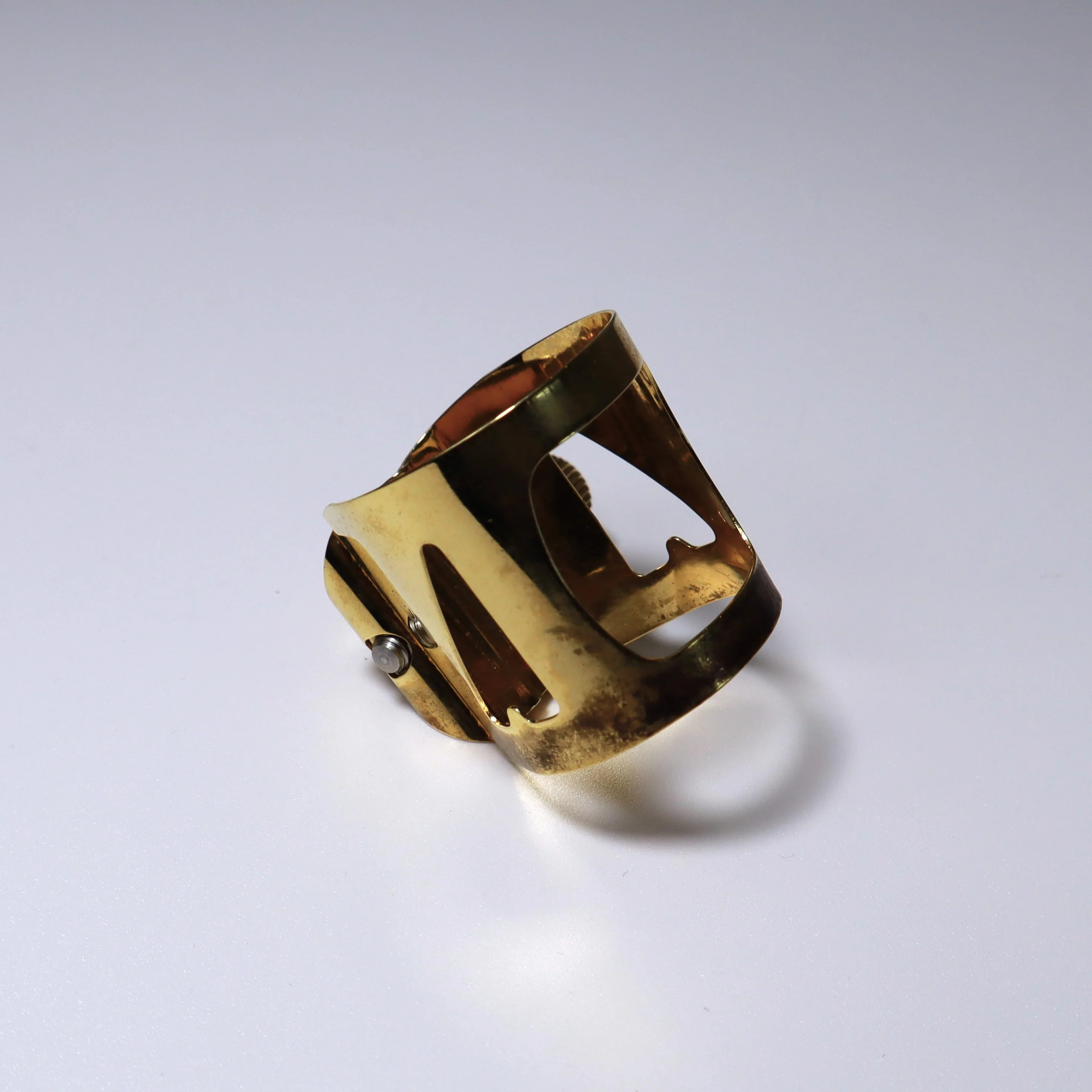 Vandoren Optimum Alto Sax Gold Plated Ligature B-STOCK - Image 3