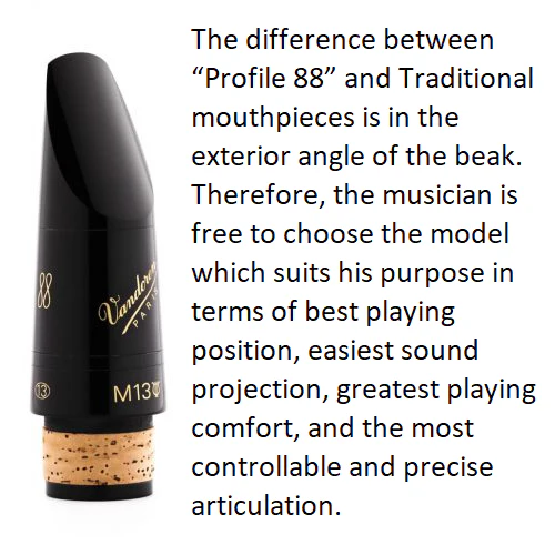 Vandoren Profile 88 Bb Clarinet 13 Series Mouthpiece Unboxed - Image 4