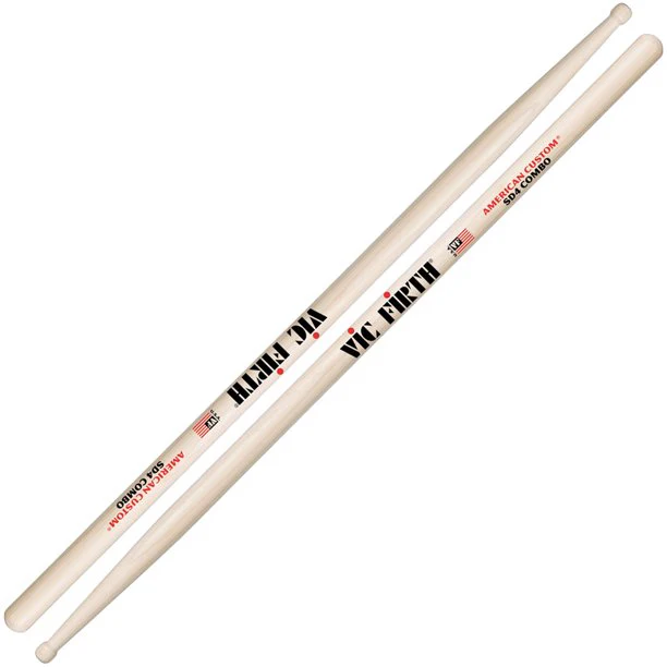 Vic Firth American Custom Maple Drumstick Wooden Tip - SD4 Combo
