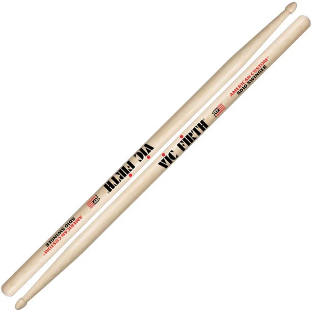 Vic Firth American Custom Maple Swinger Drumstick Wooden Tip- SD10